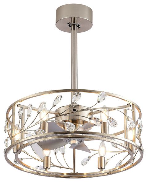 Illuminating Design The Perfect Placement for Your Crystal Caged Fan